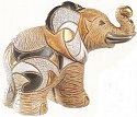 De Rosa Collections F121A African Elephant Figurine