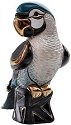 Artesania Rinconada F138B Blue Parrot Figurine