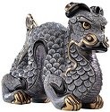 Artesania Rinconada F144 Chinese Dragon Blue Figurine