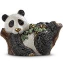 Artesania Rinconada F166 Panda Bear on Tree Figurine