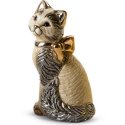 De Rosa Collections F172RD Cat with Ribbon Adult Figurine