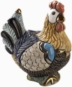 De Rosa Collections F176 Hen Cochin Blue Figurine