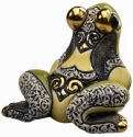 De Rosa Collections F178 Frog Jumping Figurine