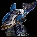 De Rosa Collections F181 Dolphin Diving Figurine