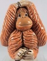 Artesania Rinconada F203E Orangutan Hear No Evil Figurine