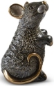 De Rosa Collections F223B Rat Black Mouse Zodiac Figurine