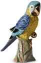 De Rosa Collections F228B Blue Parrot Figurine