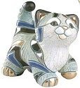 Artesania Rinconada F323 Blue Tabby Kitten Figurine