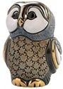 De Rosa Collections F328B Blue Tawney Owl II Baby Figurine