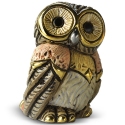 De Rosa Collections F383 Owl Eastern Baby Figurine