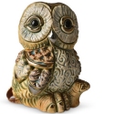 De Rosa Collections F385ARD Winter Owl I Baby Figurine
