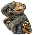 De Rosa Collections F386 Monkey Chinese Zodiac Baby Figurine