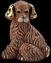 Artesania Rinconada F389 Dog Baby Brown Figurine