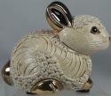 De Rosa Collections F410B Bunny Rabbit Resting Figurine
