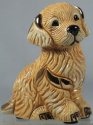 De Rosa Collections F411 Golden Retriever Puppy Figurine