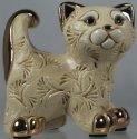 Artesania Rinconada F413 Abanico Kitten Cat Figurine