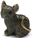 De Rosa Collections F423B Rat Black Baby Zodiac Figurine