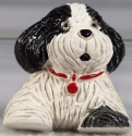 Artesania Rinconada MG51A Puppy Dog Baby Red Collar Magnet