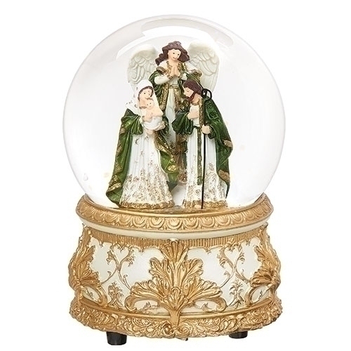 Roman Holidays 133700 100MM Holy Family Musical Glitterdome