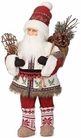 Roman Holidays 135260 Santa in Sweater and Nordic Boots Figure