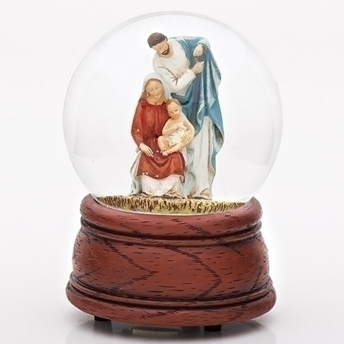 Roman Holidays 35393 100MM Holy Family Musical Glitterdome