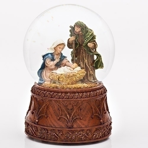 Roman Holidays 35587 120MM Holy Family Musical Glitterdome