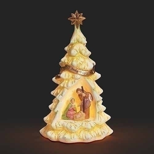 Roman Holidays 58729 LED Holy Family Tree Figurine