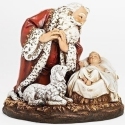 Roman Holidays 130035 Santa Kneeling Down Figurine
