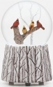 Roman Holidays 131570 80MM Cardinals on Branch Musical Glitterdome