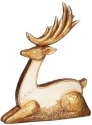 Roman Holidays 132124 Deer in Ivory and Gem Kneeling Figurine