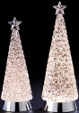 Roman Holidays 132279N LED Cool White Swirl Trees Set of 2