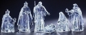 Roman Holidays 133081 LED 6 Piece Nativity Figurine Set - No Free Ship