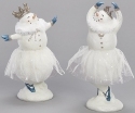 Roman Holidays 133162 Dancing Snowmen Set of 2 Figurines