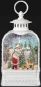 Roman Holidays 133294N LED Swirl Santa and Animals Lantern