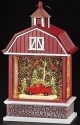 Roman Holidays 133307 LED Swirl Barn With Truck Scene