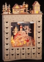 Roman Holidays 133318 LED Center Scene Countdown Advent Calendar