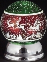 Roman Holidays 133323N LED Swirl Dome With Santa on Sleigh
