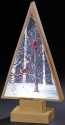 Roman Holidays 133369 LED Swirl Tree Cardinal Wood Base