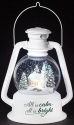 Roman Holidays 133381 LED Musical Lantern With Church Scene Glitterdome