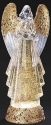 Roman Holidays 133404 LED Swirl Gold Angel With Bird