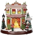 Roman Holidays 133424 LED Musical Rotating 2 Story Sweet Shop - No Free Ship