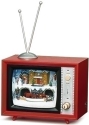 Roman Holidays 133501N LED Musical TV With North Pole Scene