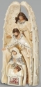 Roman Holidays 133542 Nesting Nativity Red and Cream 4 Piece Set Figurine