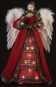 Roman Holidays 133586 LED Plaid Angel Treetopper