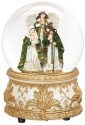 Roman Holidays 133700 100MM Holy Family Musical Glitterdome