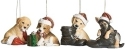 Roman Holidays 133864 Puppy Set of 4 Ornaments