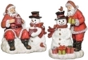 Roman Holidays 134033 Santa and Snowman Set of 2 Figurines