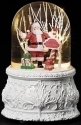 Roman Holidays 134039 100MM LED Tall Santa Musical Glitterdome