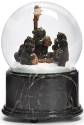 Roman Holidays 134089 100MM Black Bear Nativity Musical Glitterdome