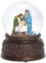 Roman Holidays 134096 100MM Joseph Holding Jesus Musical Glitterdome